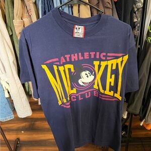 Mickey Mouse Navy Athletic Club T-Shirt